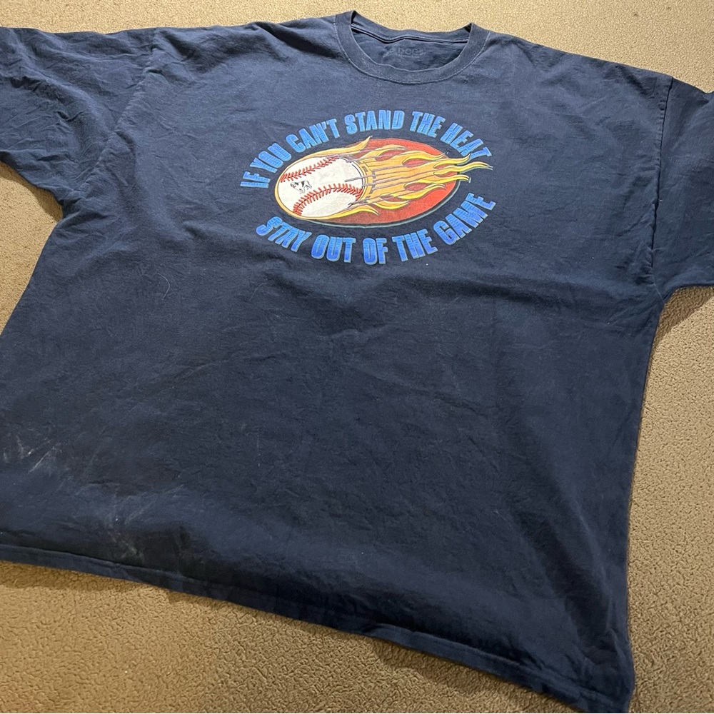 VINTAGE BIG DOGS “IF YOU CANT STAND THE HEAT STAY OUT OF THE GAME” 4XL T-SHIRT